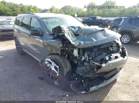 1C4SDJCT8MC825975 2021 DODGE DURANGO Gray Front view
