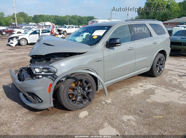1C4SDJCT8MC825975 2021 DODGE DURANGO Gray Front left