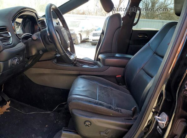 1C4SDJCT8NC134284 2022 DODGE DURANGO Черный Вид салона спереди