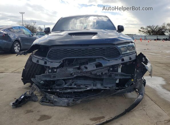 1C4SDJCT8NC220792 2022 DODGE DURANGO Black წინა ხედი