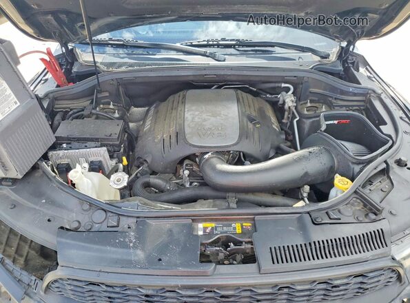 1C4SDJCT8NC220792 2022 DODGE DURANGO Black ძრავის განყოფილების ხედი
