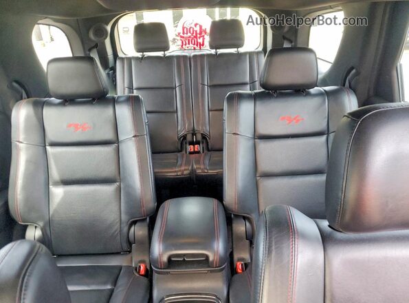 1C4SDJCT9JC112224 2018 DODGE DURANGO Black Rear seats view