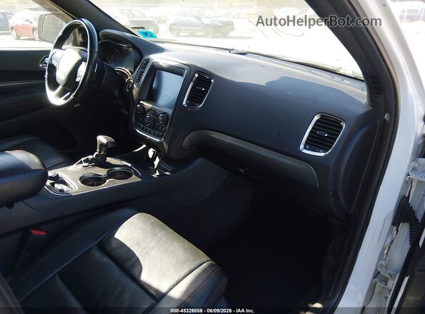 1C4SDJCT9JC445488 2018 DODGE DURANGO White Widok wnętrza z przodu