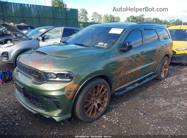 1C4SDJCT9MC765866 2021 DODGE DURANGO Green Front left