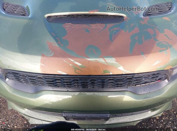 1C4SDJCT9MC765866 2021 DODGE DURANGO Green Front view