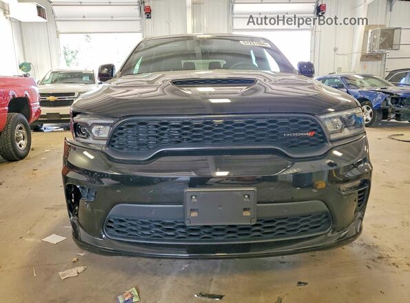 1C4SDJCT9MC862274 2021 DODGE DURANGO Black წინა ხედი