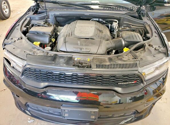 1C4SDJCT9MC862274 2021 DODGE DURANGO Black ძრავის განყოფილების ხედი