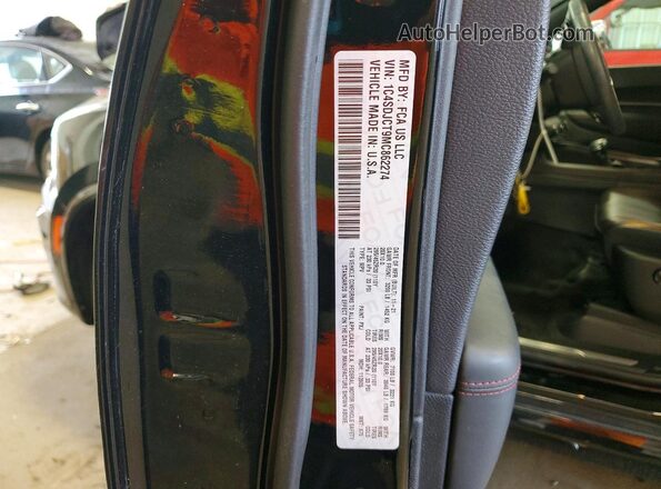 1C4SDJCT9MC862274 2021 DODGE DURANGO Black სალონის 360-გრადუსიანი ხედი