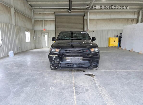 1C4SDJCTXJC393093 2018 DODGE DURANGO Black Դիմացի տեսք
