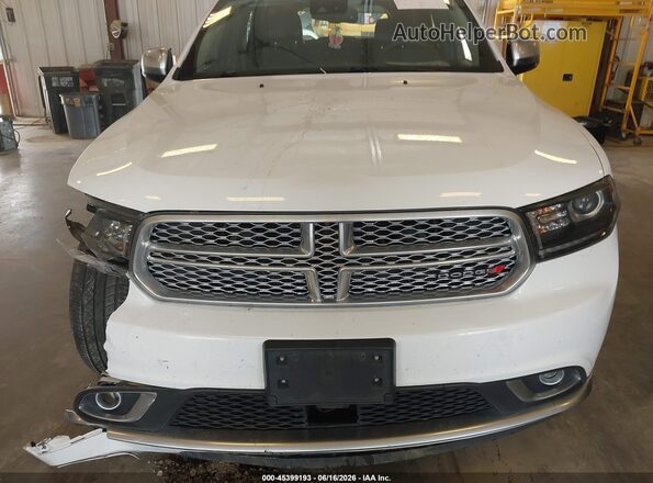 1C4SDJET0GC506961 2016 DODGE DURANGO White Սարքավորումների վահանակի տեսք