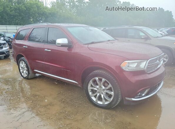 1C4SDJET5HC748646 2017 DODGE DURANGO Burgundy Delantero derecho