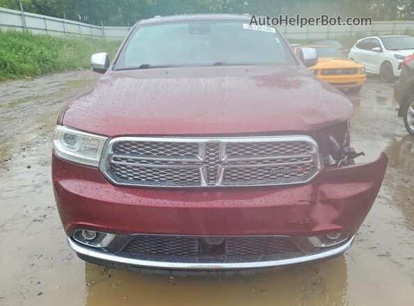 1C4SDJET5HC748646 2017 DODGE DURANGO Burgundy Vista frontal