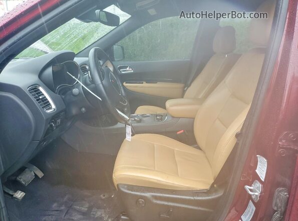 1C4SDJET5HC748646 2017 DODGE DURANGO Burgundy Vista interior delantera