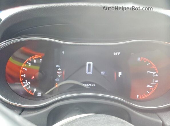 1C4SDJET5HC748646 2017 DODGE DURANGO Burgundy Vista del cuadro de instrumentos