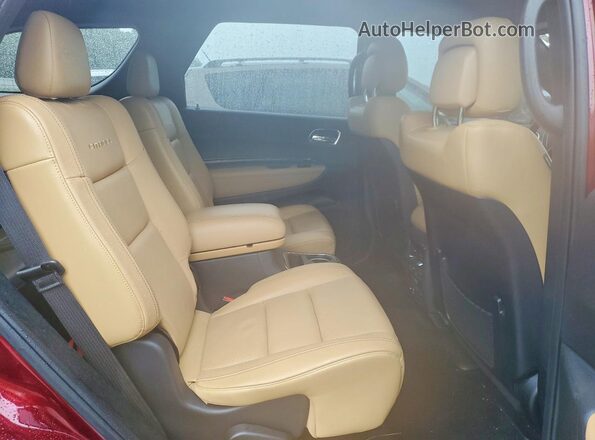 1C4SDJET5HC748646 2017 DODGE DURANGO Burgundy Vista interior trasera