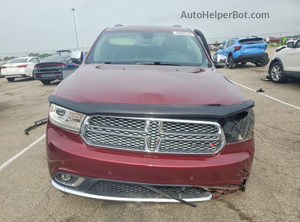 1C4SDJET6LC155502 2020 DODGE DURANGO Maroon Դիմացի տեսք