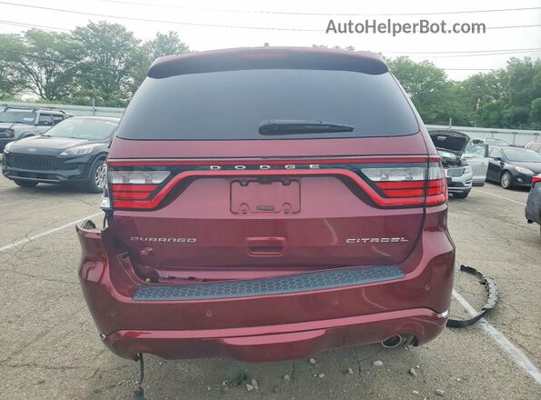 1C4SDJET6LC155502 2020 DODGE DURANGO Maroon Հետևի տեսք