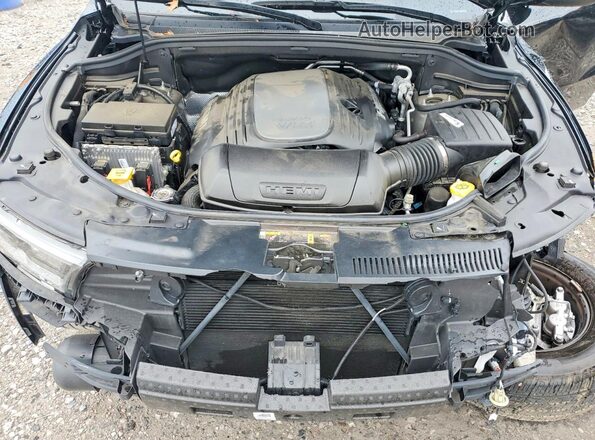 1C4SDJFT1RC198121 2024 DODGE DURANGO Black ძრავის განყოფილების ხედი