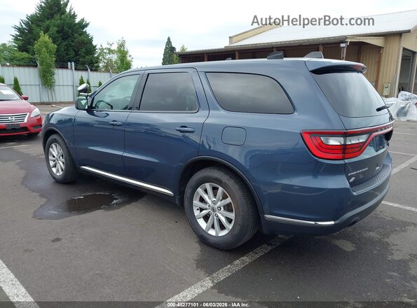1C4SDJFT2LC443645 2020 DODGE DURANGO Blue Задня ліва чверть