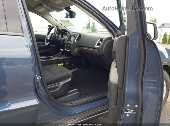 1C4SDJFT2LC443645 2020 DODGE DURANGO Blue Вид салону спереду