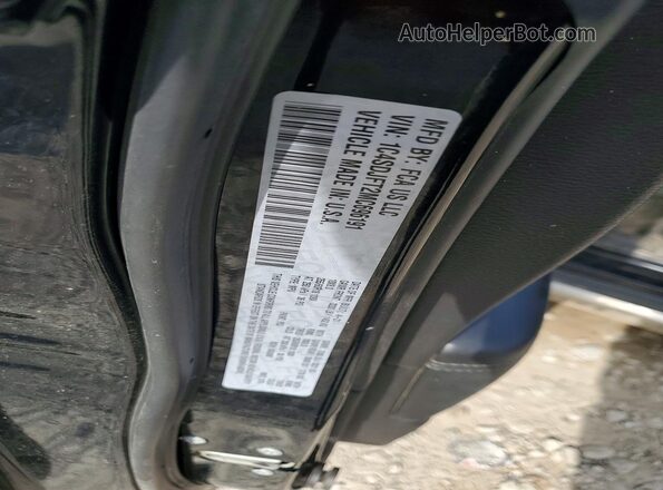 1C4SDJFT2MC696191 2021 DODGE DURANGO Черный Вид наклейки с VIN-кодом