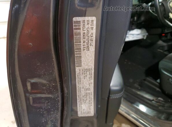 1C4SDJFT2PC676222 2023 DODGE DURANGO Gray VIN კოდის სტიკერის ხედი