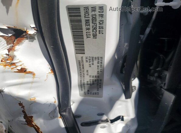1C4SDJFT2RC213841 2024 DODGE DURANGO Белый Панорамный вид салона 360°