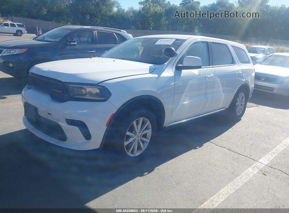 1C4SDJFT3NC192282 2022 DODGE DURANGO White Front left