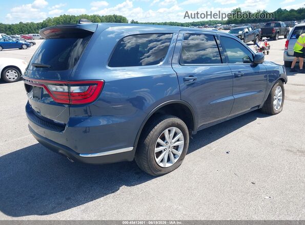 1C4SDJFT5MC864857 2021 DODGE DURANGO Blue Trasero derecho
