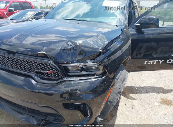 1C4SDJFT7PC688799 2023 DODGE DURANGO Black წინა ხედი