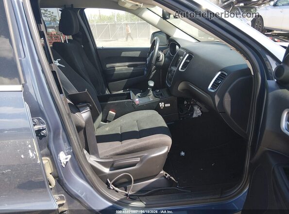 1C4SDJFT9KC659345 2019 DODGE DURANGO Синий Вид салона спереди