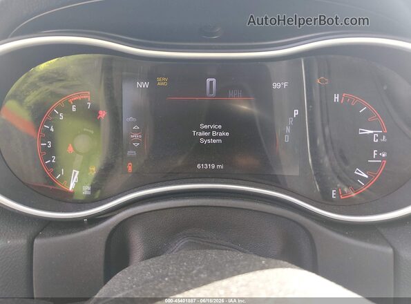 1C4SDJFT9KC659345 2019 DODGE DURANGO Синий Вид задних сидений
