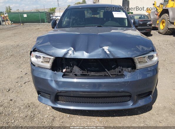 1C4SDJFT9KC659345 2019 DODGE DURANGO Синий Вид спереди
