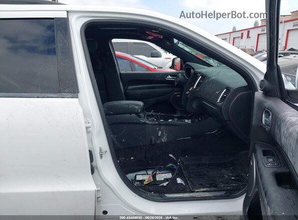 1C4SDJGJ9JC291051 2018 DODGE DURANGO White Front interior view
