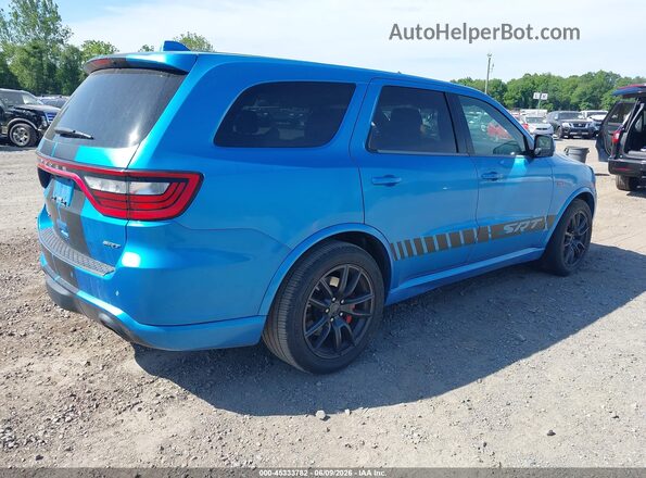 1C4SDJGJXJC416123 2018 DODGE DURANGO Blue Tył prawy