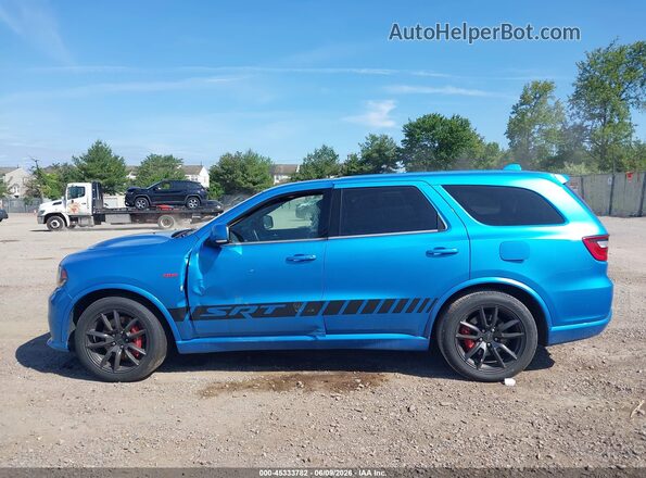 1C4SDJGJXJC416123 2018 DODGE DURANGO Blue Widok wnętrza z tyłu