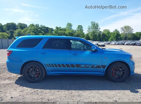 1C4SDJGJXJC416123 2018 DODGE DURANGO Blue Widok zestawu wskaźników