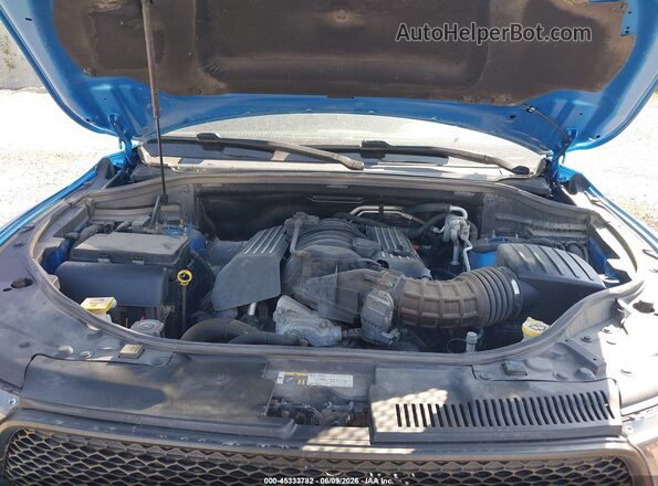 1C4SDJGJXJC416123 2018 DODGE DURANGO Blue Widok z tyłu