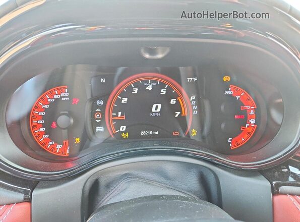 1C4SDJH90PC638697 2023 DODGE DURANGO Белый Вид щитка приборов