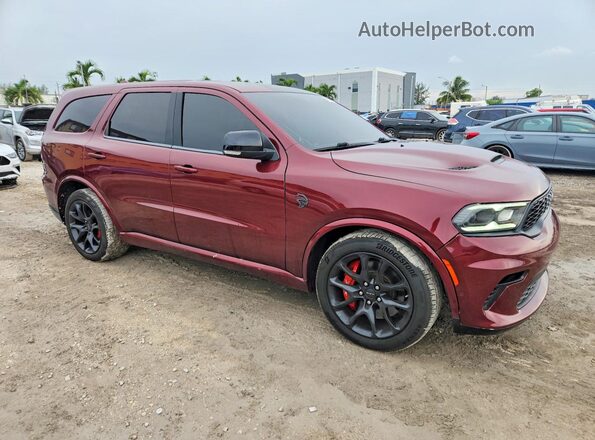 1C4SDJH93MC606015 2021 DODGE DURANGO Maroon Delantero derecho