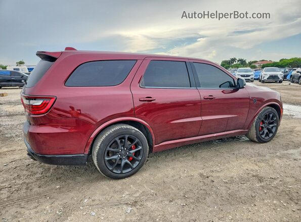 1C4SDJH93MC606015 2021 DODGE DURANGO Maroon Trasero derecho