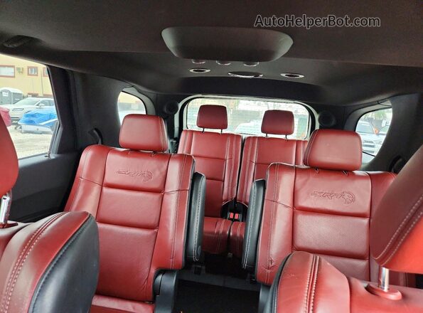 1C4SDJH93MC606015 2021 DODGE DURANGO Maroon Vista de los asientos traseros