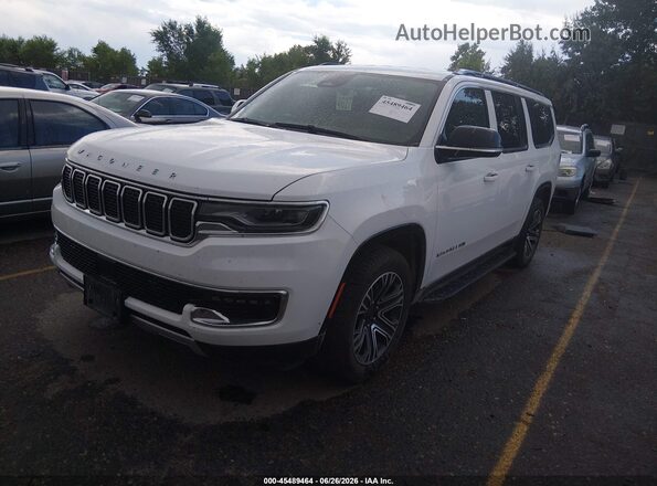 1C4SJSBP9RS186800 2024 JEEP WAGONEER L White Передня ліва чверть