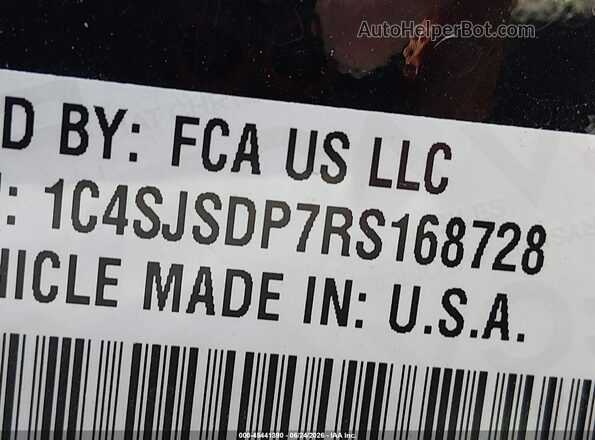1C4SJSDP7RS168728 2024 JEEP WAGONEER L Black Շարժիչի բաժամունքի տեսք