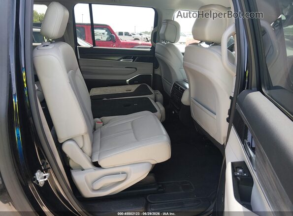 1C4SJSDPXRS109592 2024 JEEP WAGONEER L Black Vista de la etiqueta del VIN
