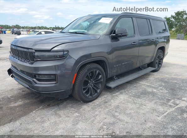 1C4SJSFP4RS120472 2024 JEEP GRAND WAGONEER L Gray Առջևի ձախ երեք քառորդ տեսարան