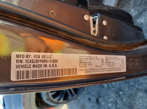 1C4SJSFP6RS131036 2024 JEEP GRAND Черный 