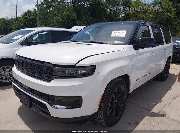 1C4SJSFP7RS150128 2024 JEEP GRAND WAGONEER L White Vista tres cuartos delantera izquierda