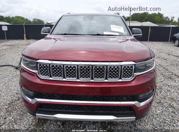 1C4SJSGP8RS180379 2024 JEEP GRAND WAGONEER L Red Առջևի վահանակի տեսք