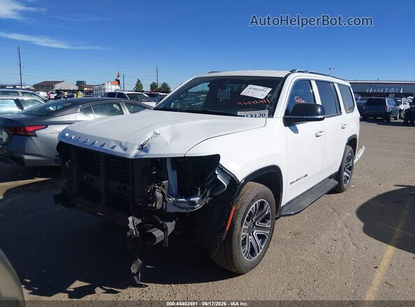 1C4SJUBP0RS115657 2024 JEEP WAGONEER White Vista tres cuartos delantera izquierda